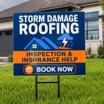 Custom Roofing Service Signs