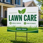 Custom Lawn Care Signs