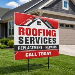 Custom Roofing Service Signs - Image 2