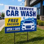 Custom Car Wash Signs - Image 5